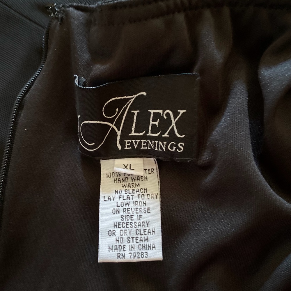 Alex Evenings Chiffon Pull-On Midi / Tea Length Skirt XL - Picture 6 of 10